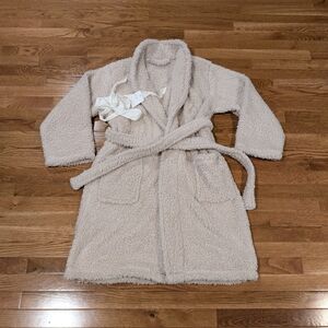 Pottery Barn Teddy Bear Fleece Robe Medium NWT